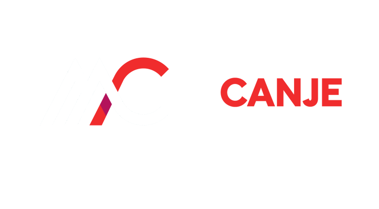 Logo blanco de micanje.cl para corredores inmobiliarios que usan canje de propiedades